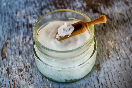 Bottle of coconut oil