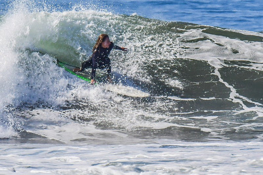 Rising Venus Botanics Founder Shawna Baruh Surfing 